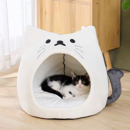 Adorable Cat Shaped Cat House