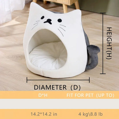 Adorable Cat Shaped Cat House