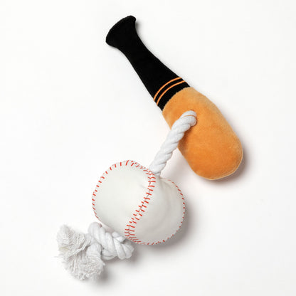 Cash & Coop Baseball Dog Toy
