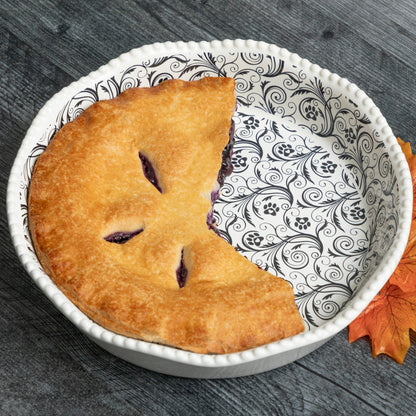 Made With Love Ceramic Pie Plate