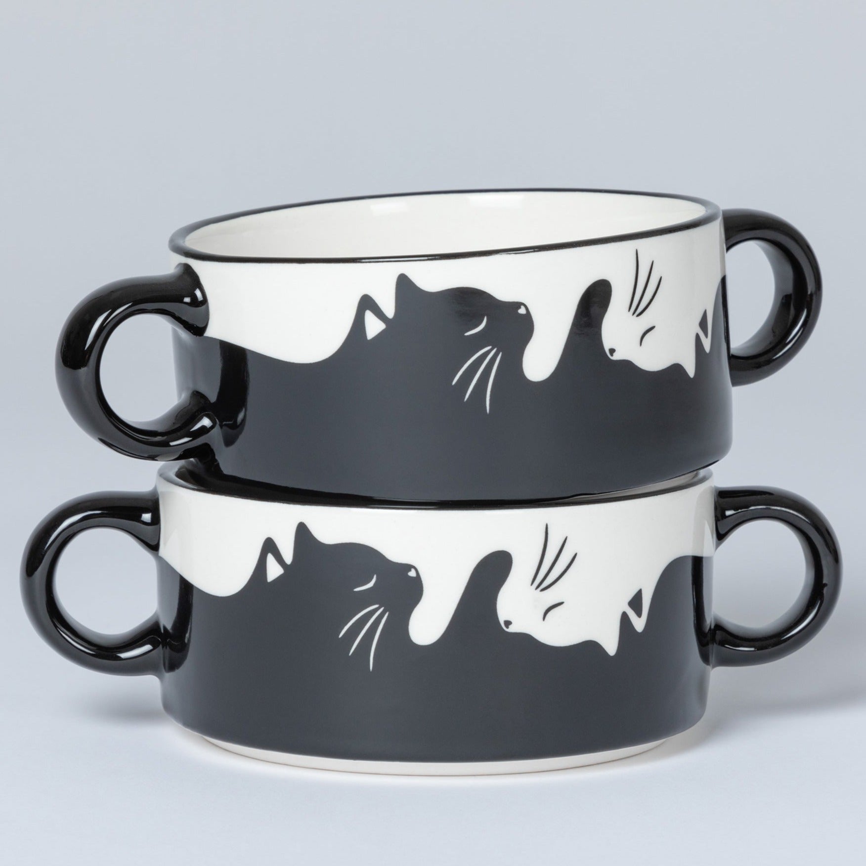 Double Handle Soup Cups - Set of 2