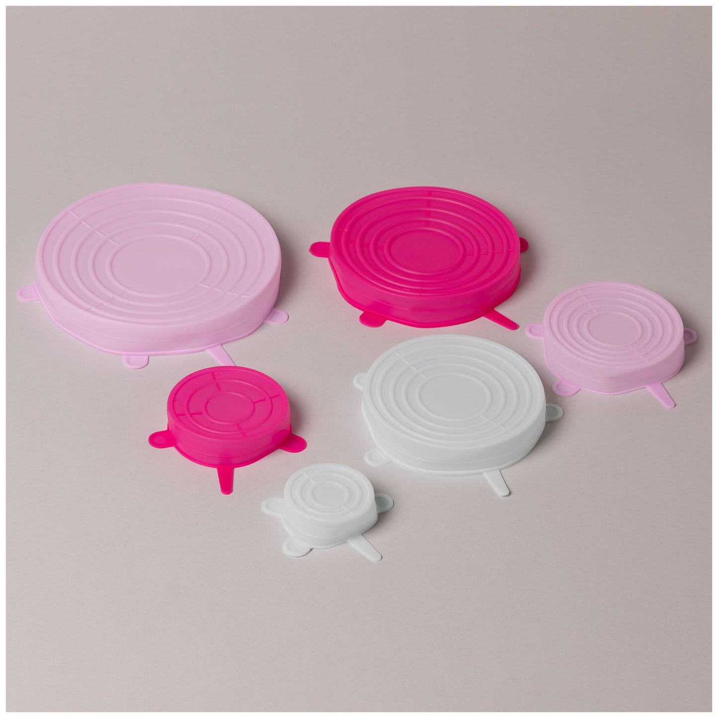 Silicone Food Saver Lid - Set of 6