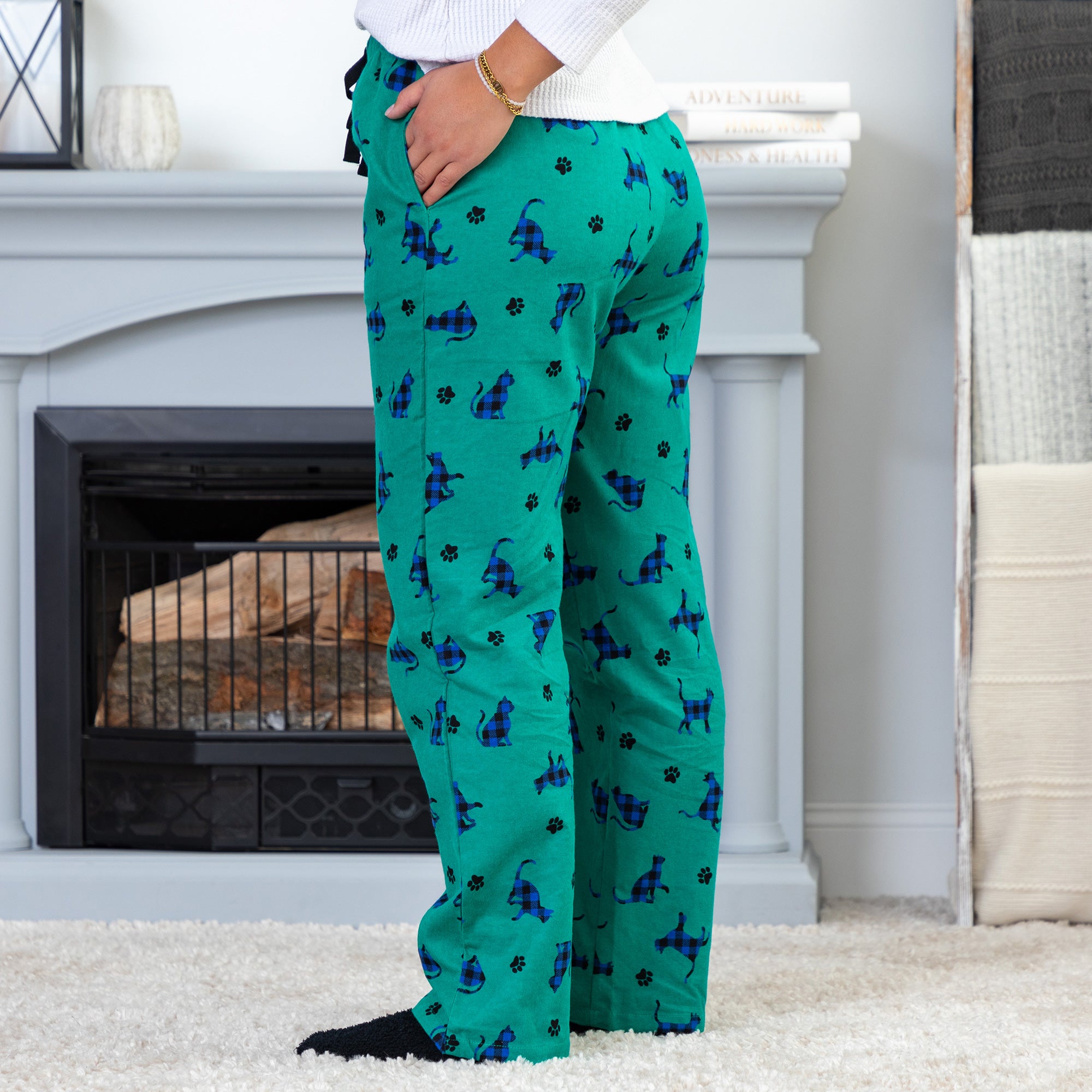 Plaid Pets Flannel Pajama Pants