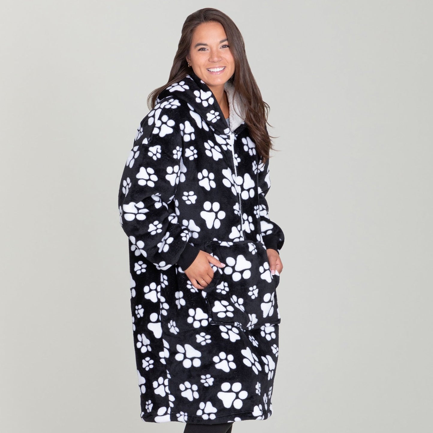 Super Cozy&trade; Fleece Blanket Hoodie