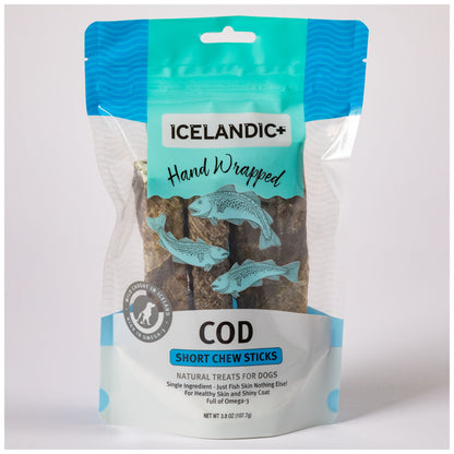 Icelandic+&trade; Cod Skin Chew Treats - 3 Pack