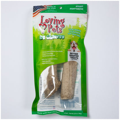 Loving Pets&reg; Be Chewsy Antler Alternative Dog Chew - 2 Pack