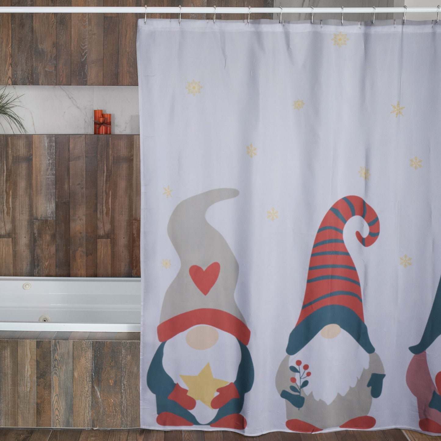 Winter Gnome Shower Curtain