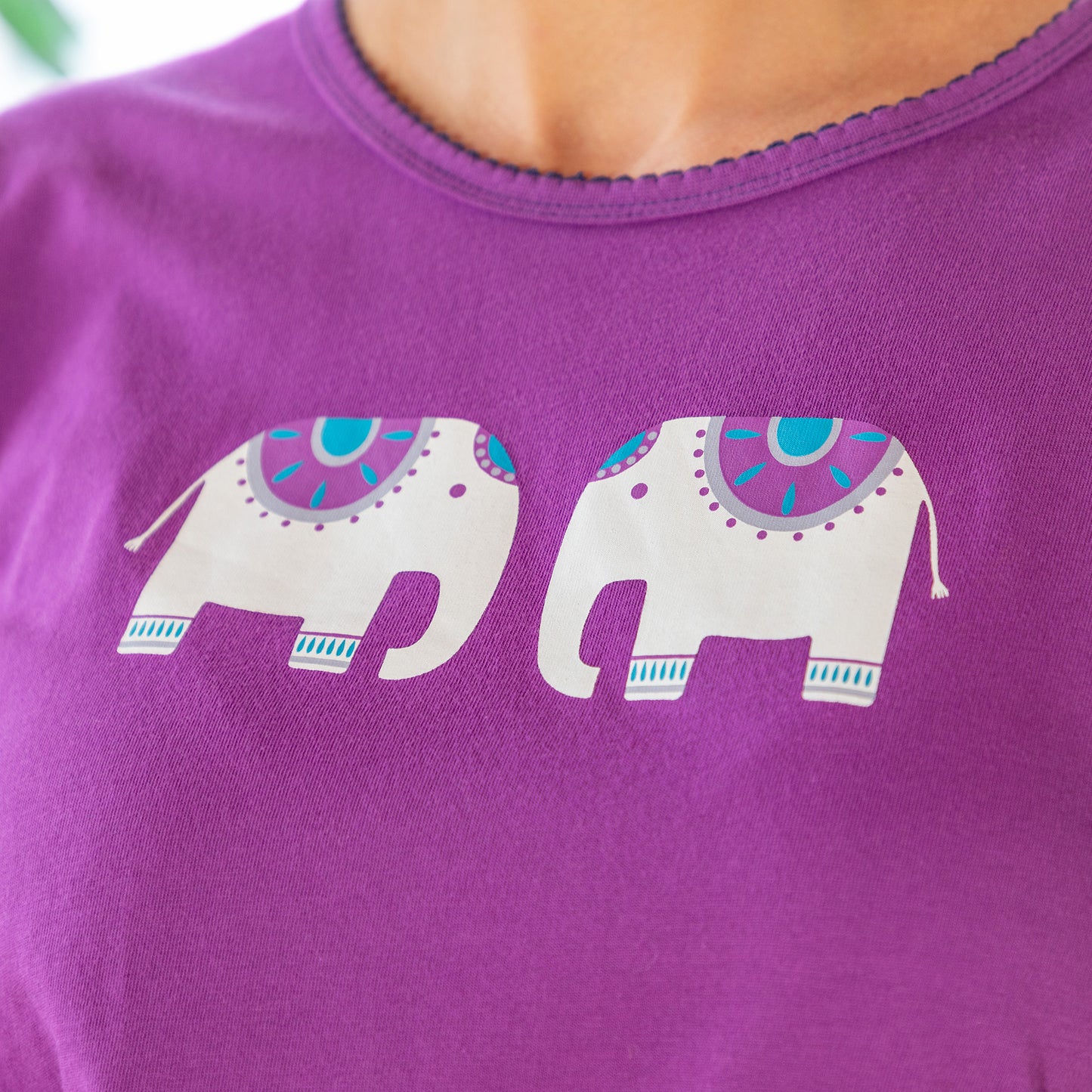 Elephant Fun Pajama Shorts Set