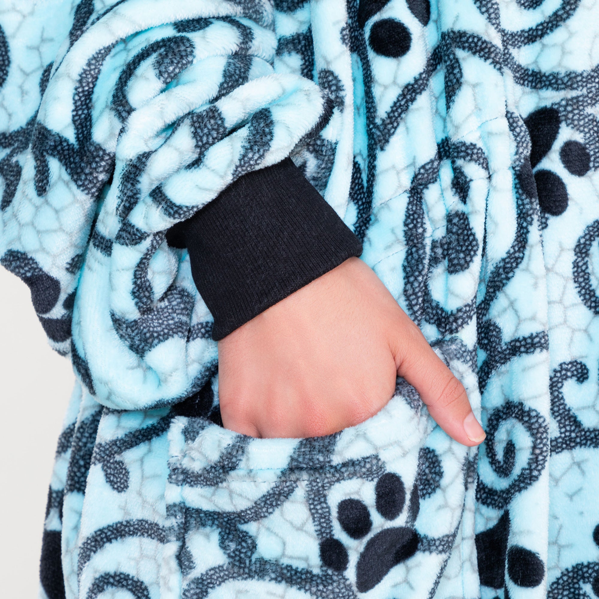Super Cozy&trade; Premium Full Zip Wearable Hoodie Blanket