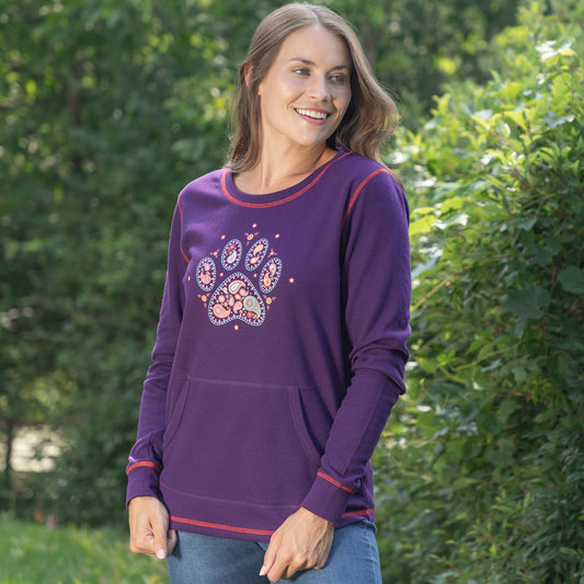 Paisley Paw Thermal Long Sleeve Top