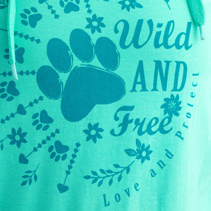 Wild & Free Long French Terry Hoodie