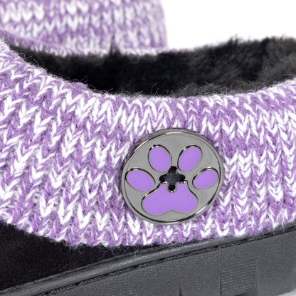 Purple Paw Comfy Clog Slippers