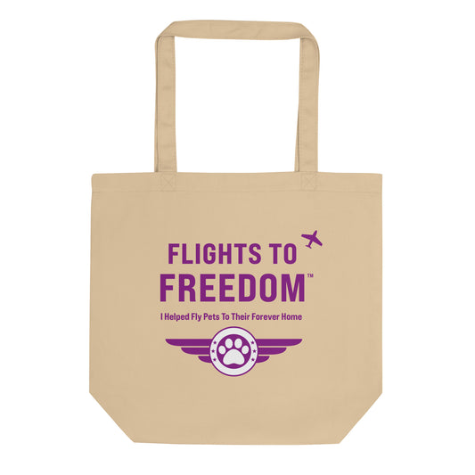 Flights to Freedom For Pets Eco Tote Bag