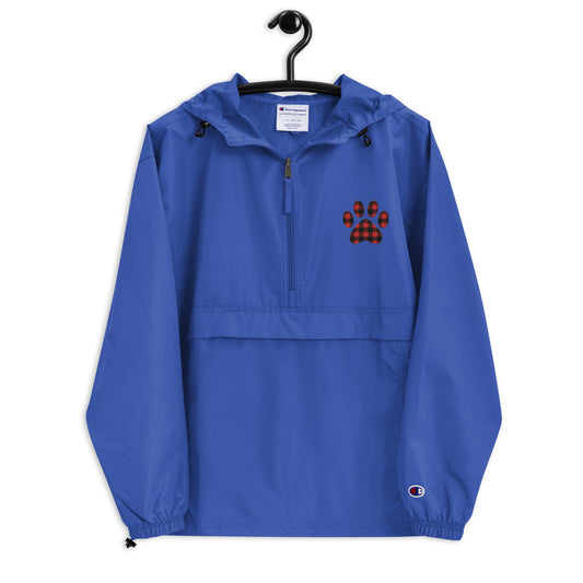 Champion Gingham Paw Print Packable Jacket