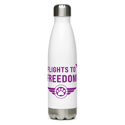 Flights to Freedom Stainless Steel Water Bottle