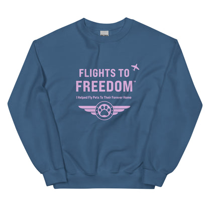 Flights to Freedom For Pets Crewneck Sweatshirt