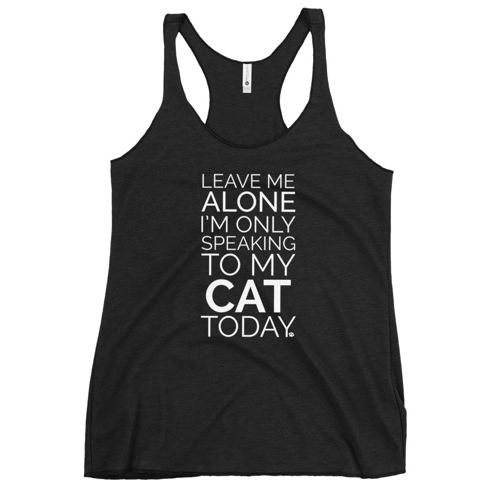 Leave Me Alone Cat Tank
