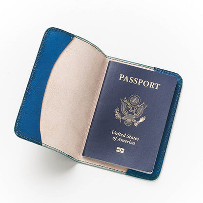 Blue Peacock Fauna Passport Cover