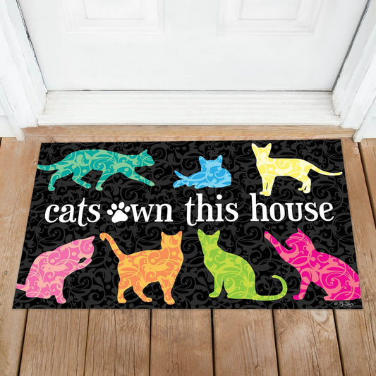 It's the Cat's House Door Mat