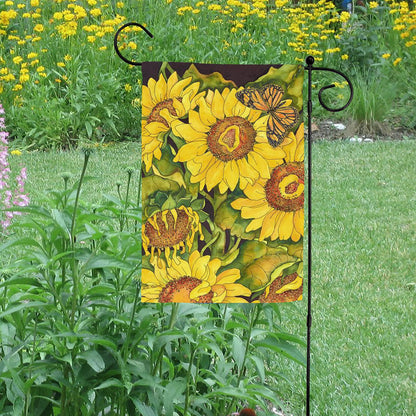 Sunflower Delight Garden Flag