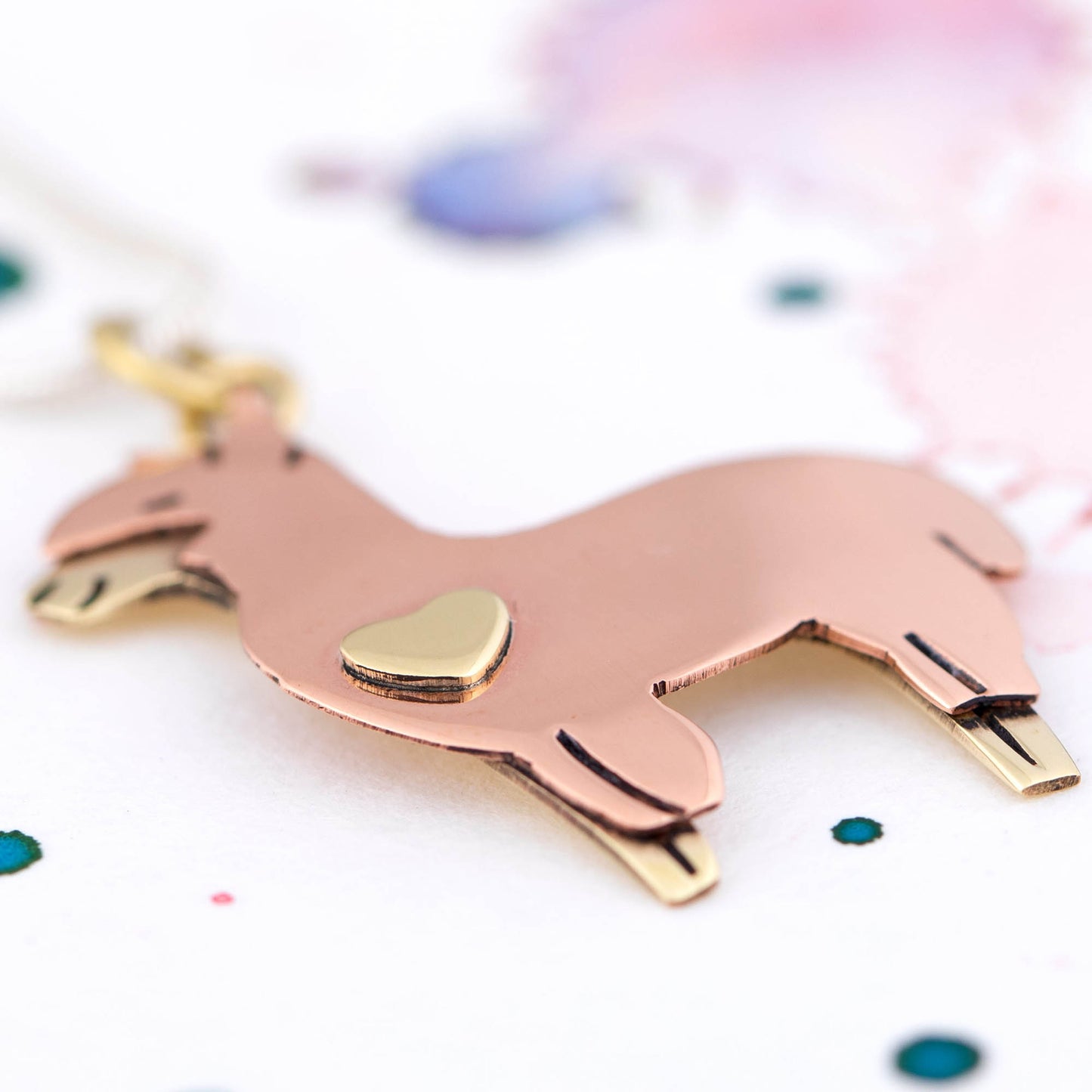 Alpaca Brass & Copper Necklace