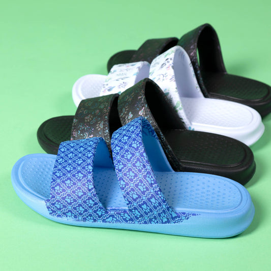 Two Strap Paw Slide Sandals
