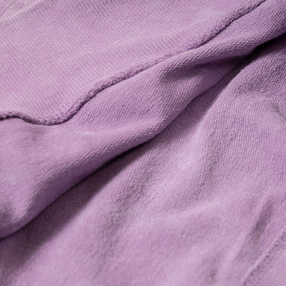 Paw Print Acid Wash Purple Hoodie