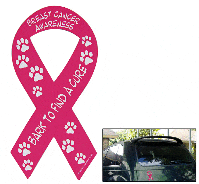 Bark To Find A Cure Car Magnet