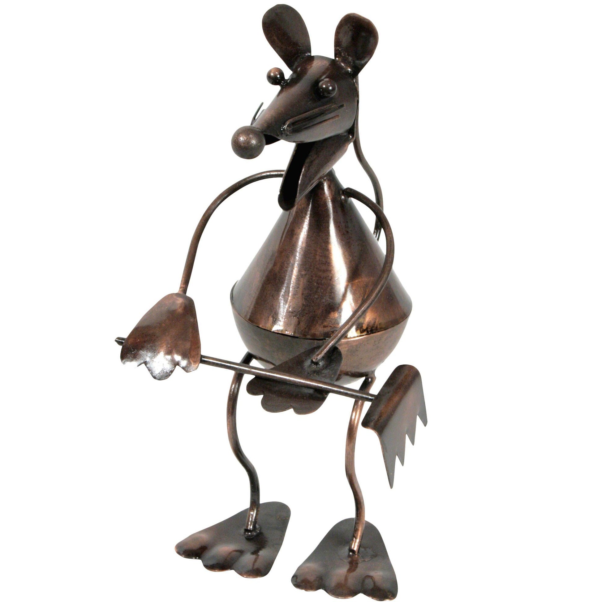 Recycled Metal Garden Mouse