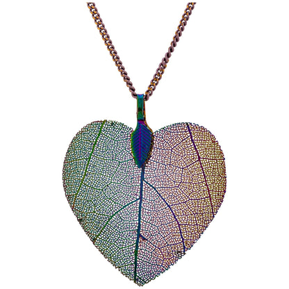 Lustrous Leaf Heart Jewelry Collection