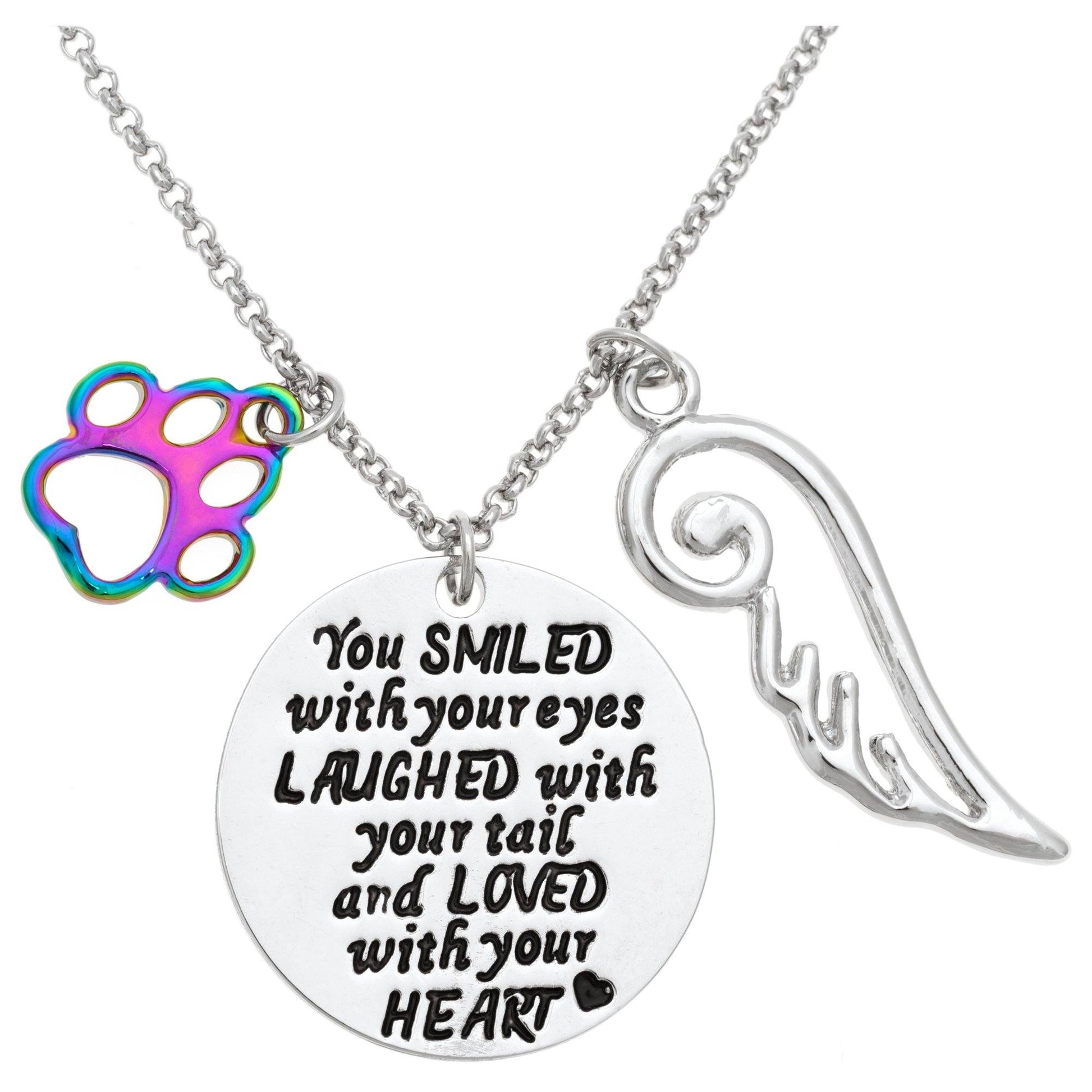 Loved With Your Heart Paw Print Jewelry