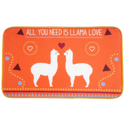 Llama Love Memory Foam Indoor Mat