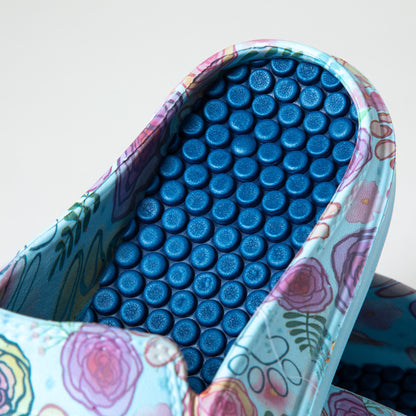 Multicolored Lightweight Slide Clogs