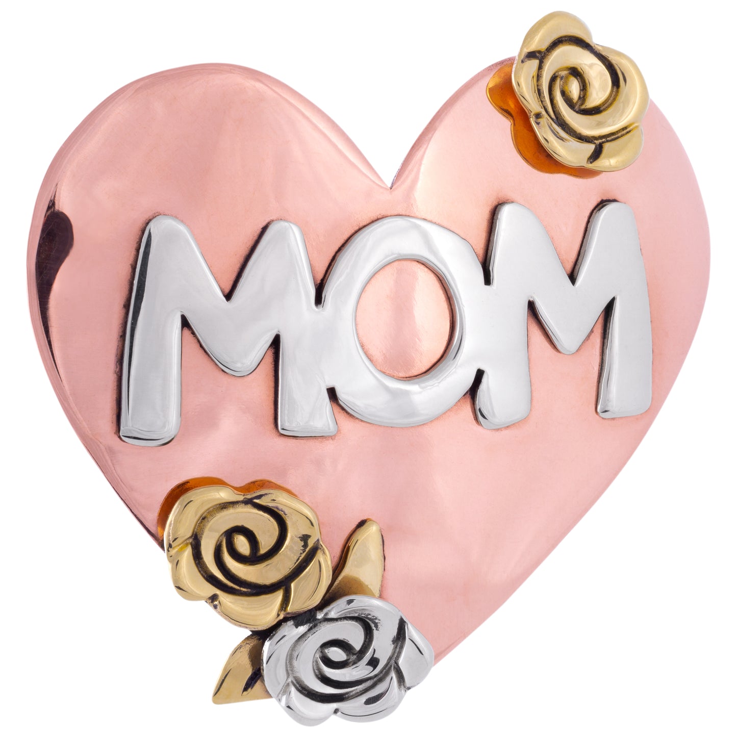 Best Mom Mixed Metal Pin