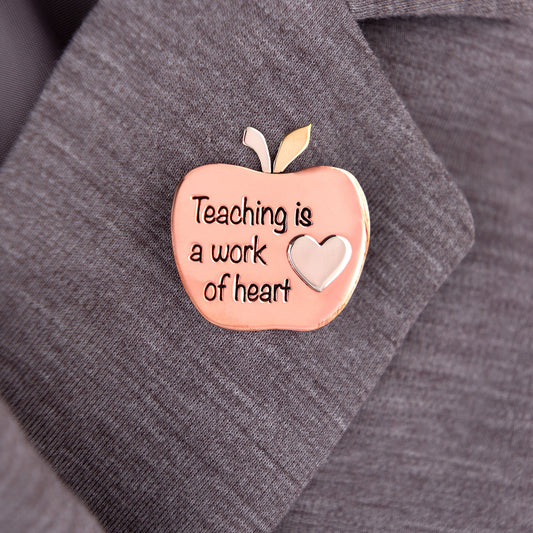 Work of Heart Teacher Appreciation Pin