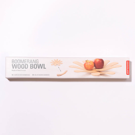 Boomerang Wood Bowl