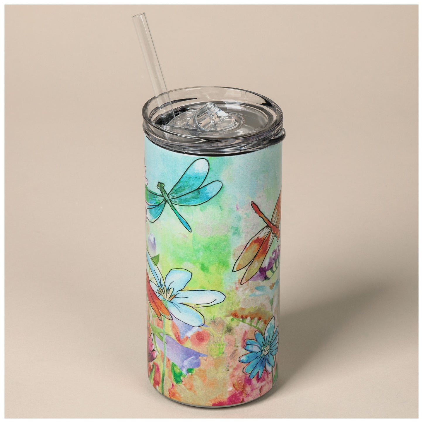 2-in-1 Stainless Steel Skinny Can Cooler & Travel Tumbler