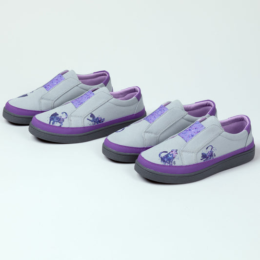Playful Pets Slip-On Canvas Sneakers