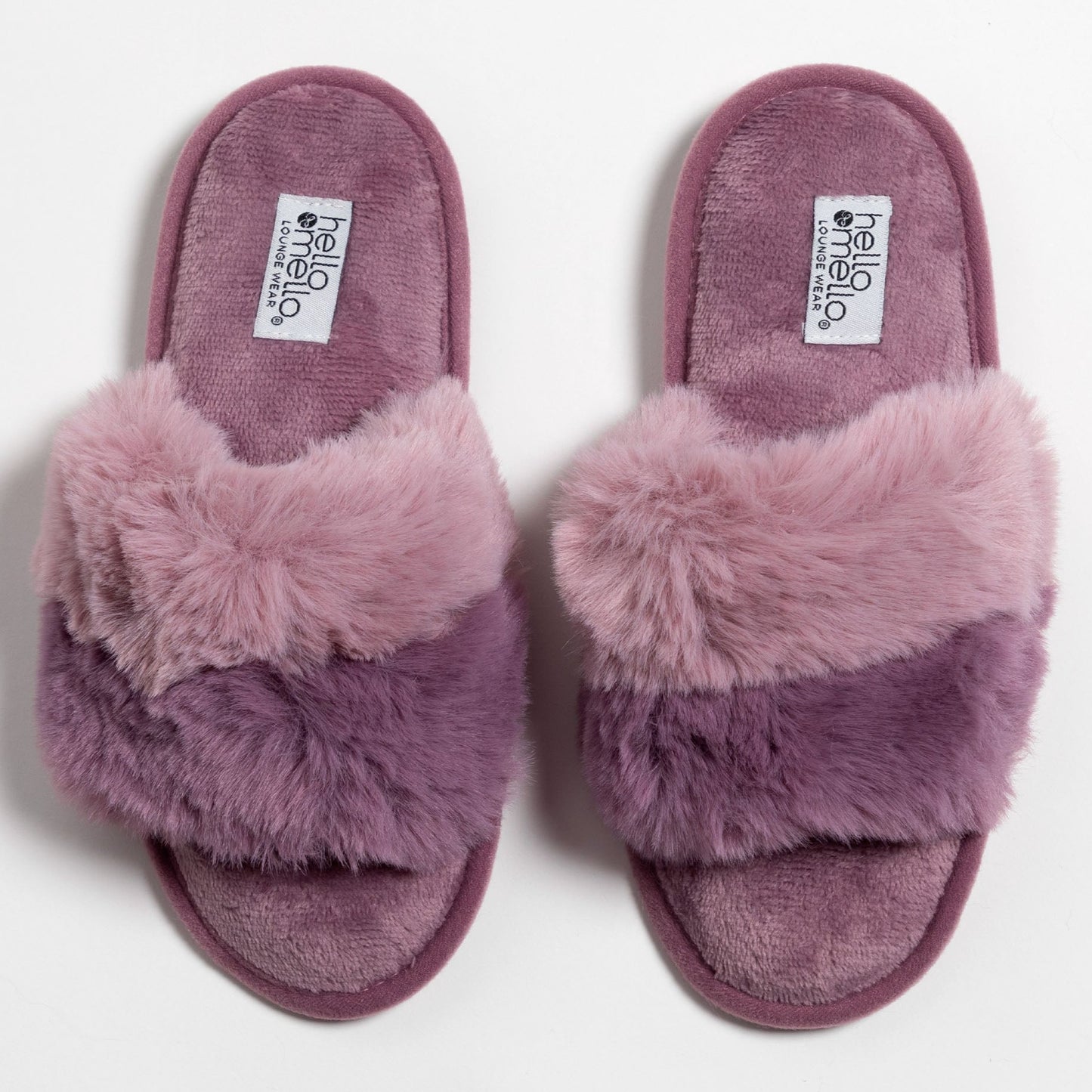 Cotton Candy Puff Slide Slippers