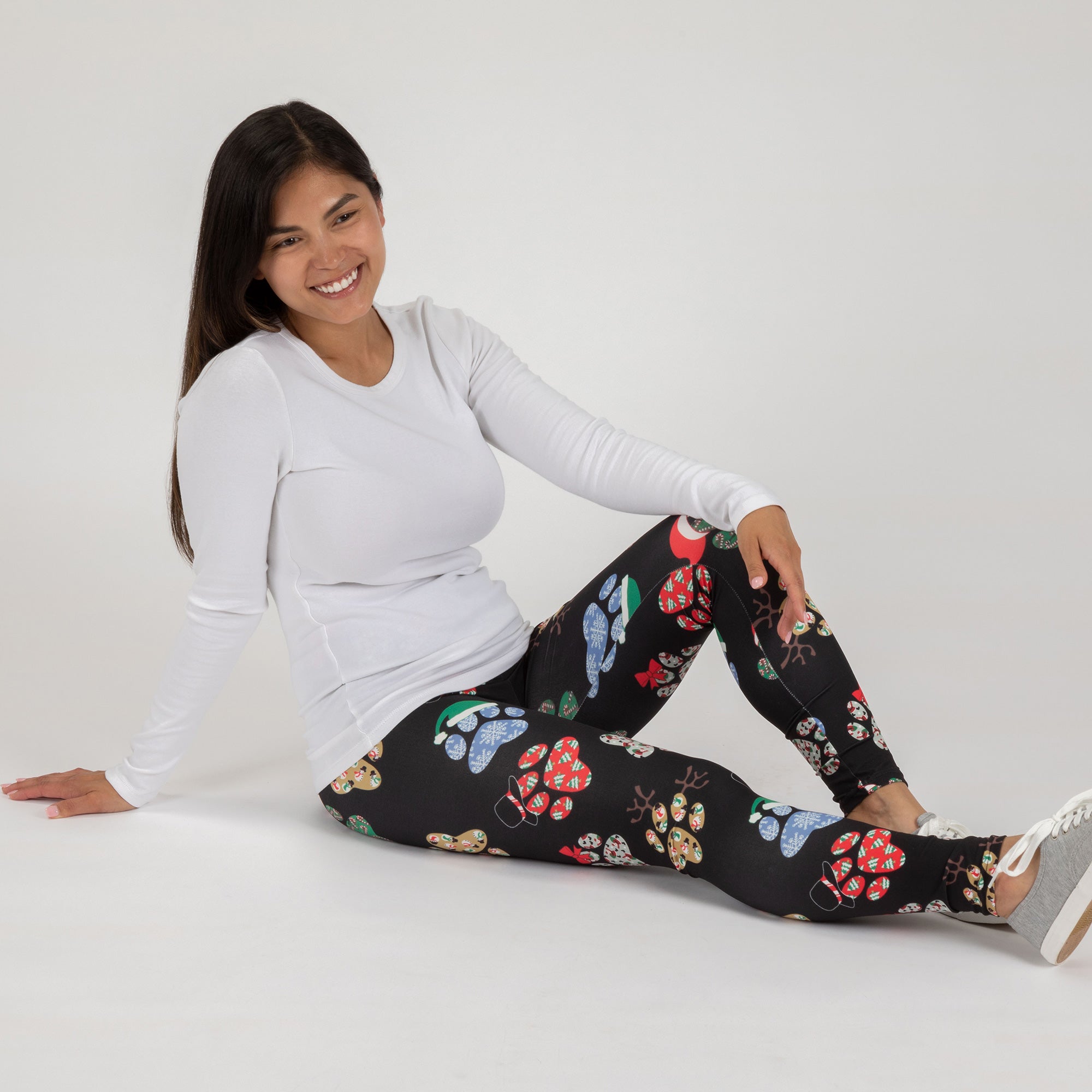 Pawsitively Comfy Holiday Pets Leggings