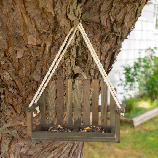 Hanging Bench Bird & Squirrel Feeder