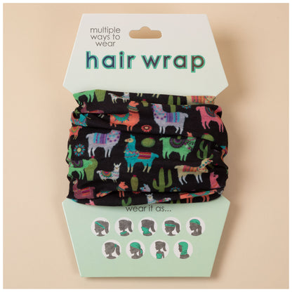 Multi-Colored Hair Wrap