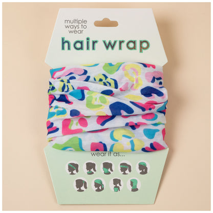 Multi-Colored Hair Wrap