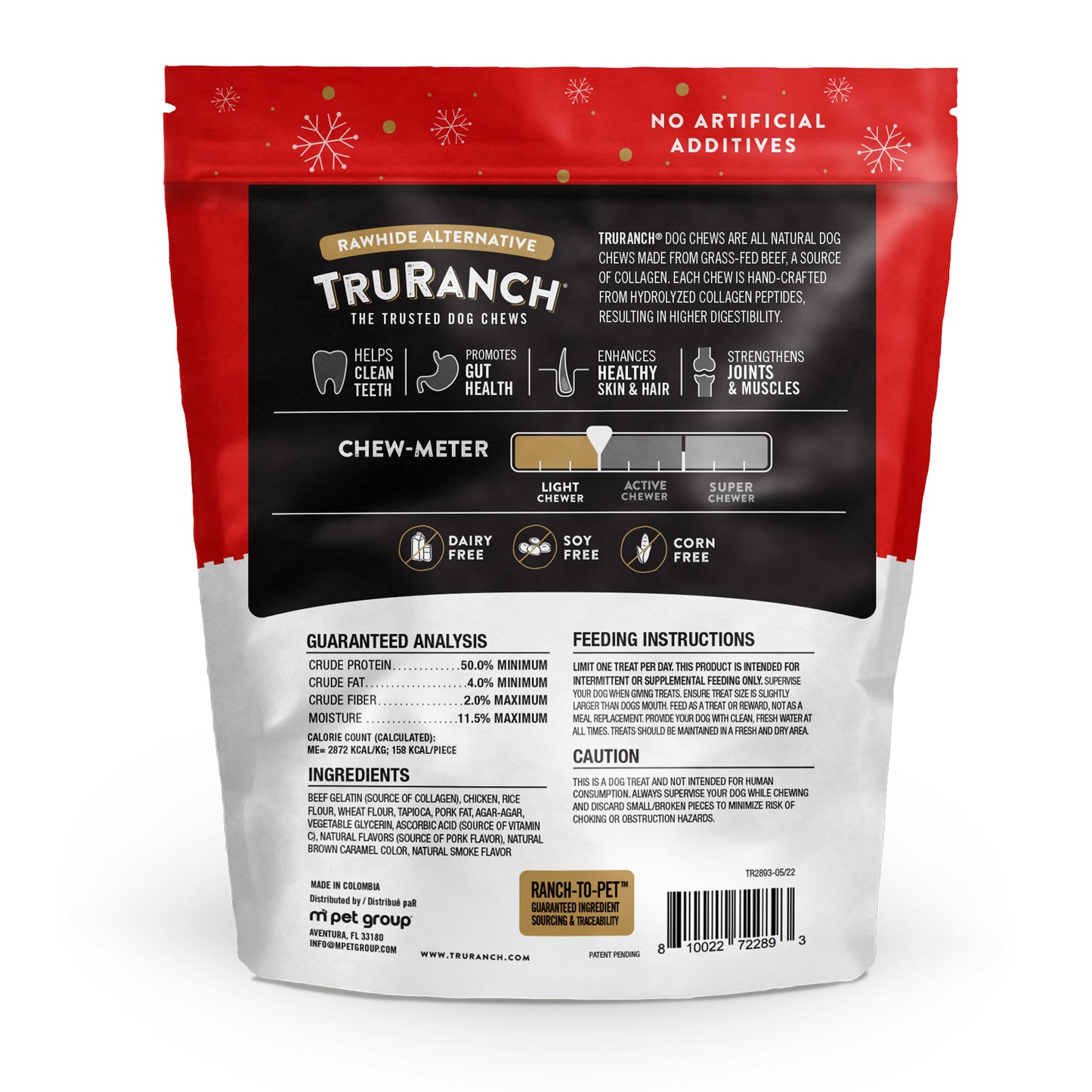 TruRanch&reg; Collagen Honey Baked Ham Bone Dog Chews - 2 Pack