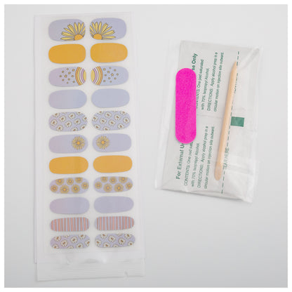 Flowers for the Sunshine Manicure Nail Wrap Kit