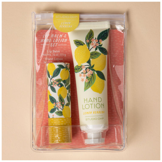 Lemon Tree Hand Lotion & Lip Balm Gift Set
