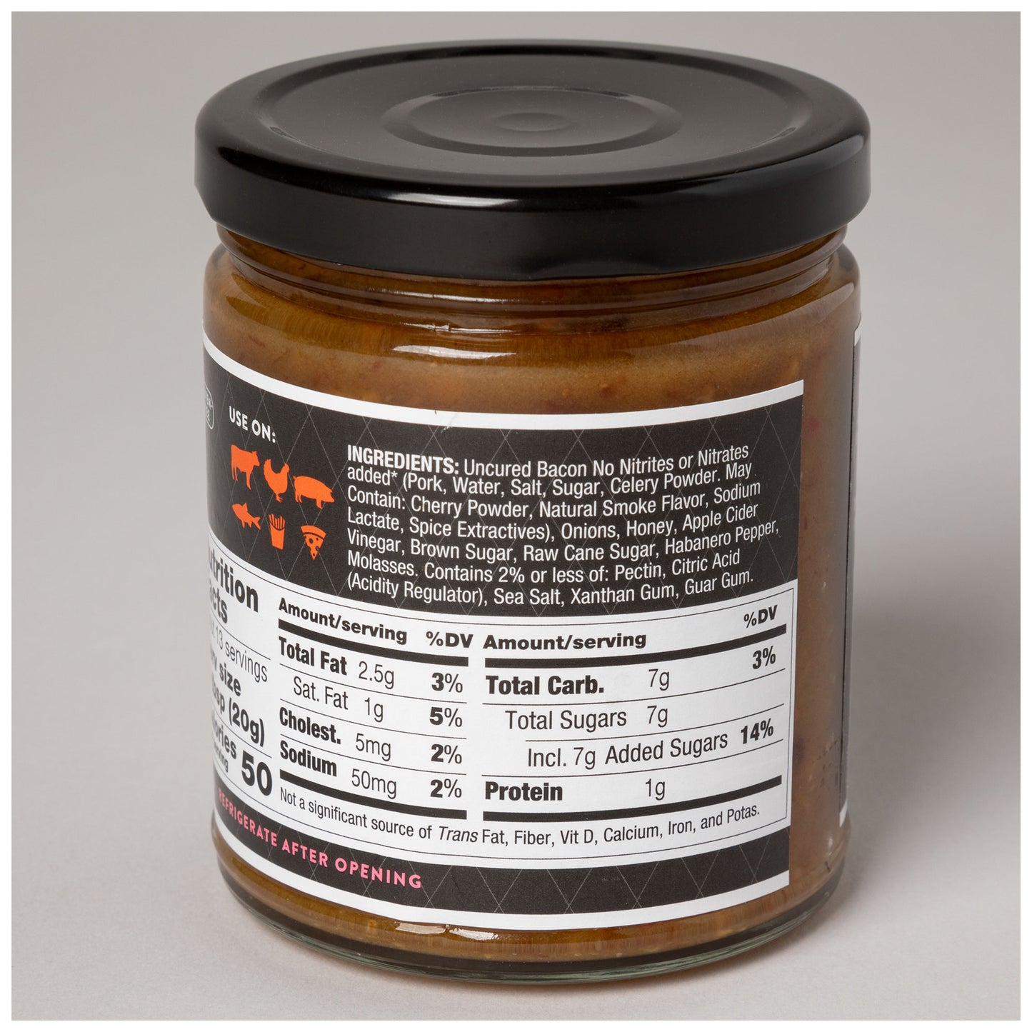 TBJ Gourmet&trade; Honey Habanero Uncured Bacon Jam