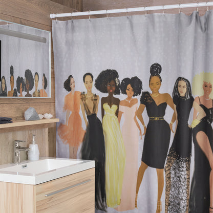 Sister Friends Shower Curtain