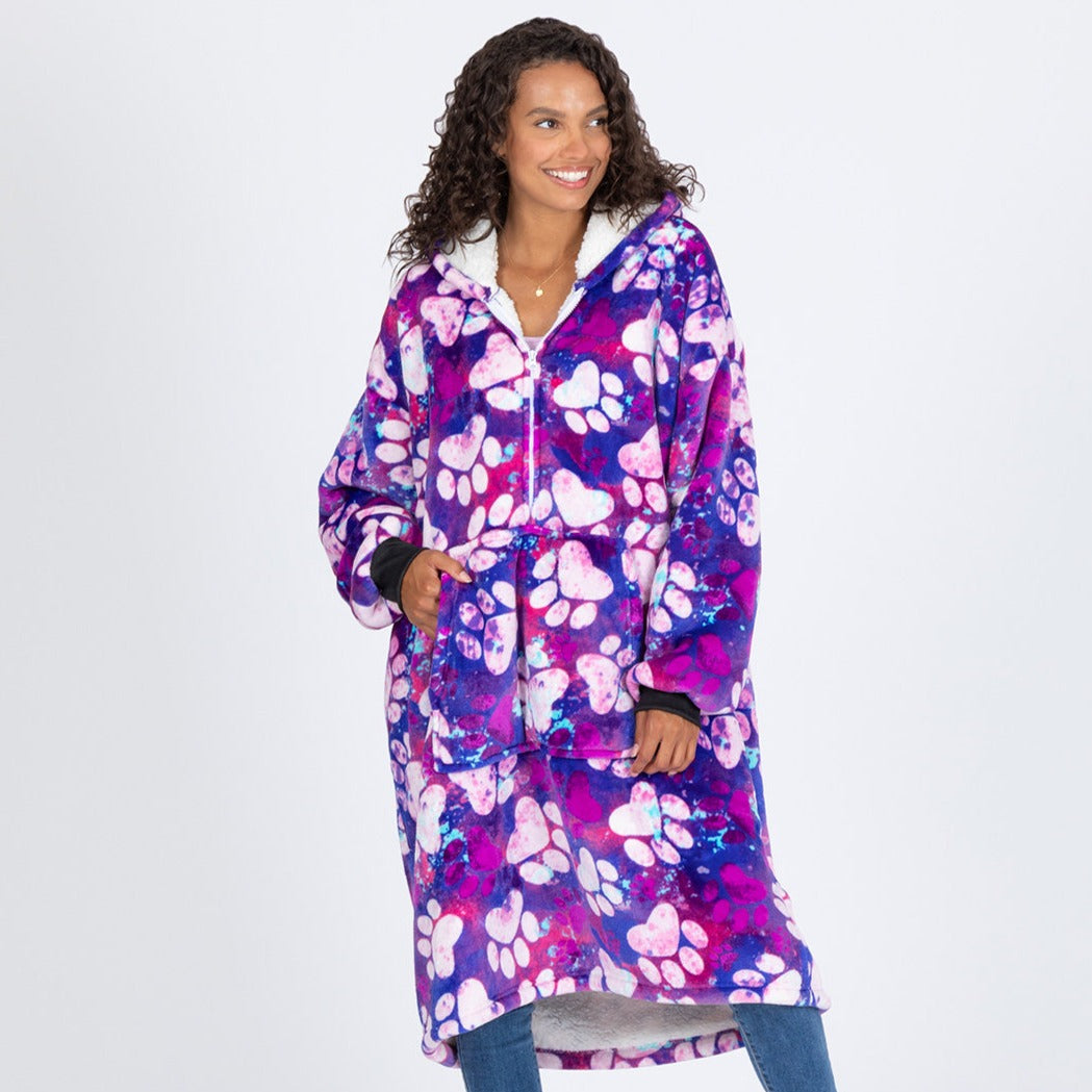Super Cozy&trade; Fleece Blanket Hoodie