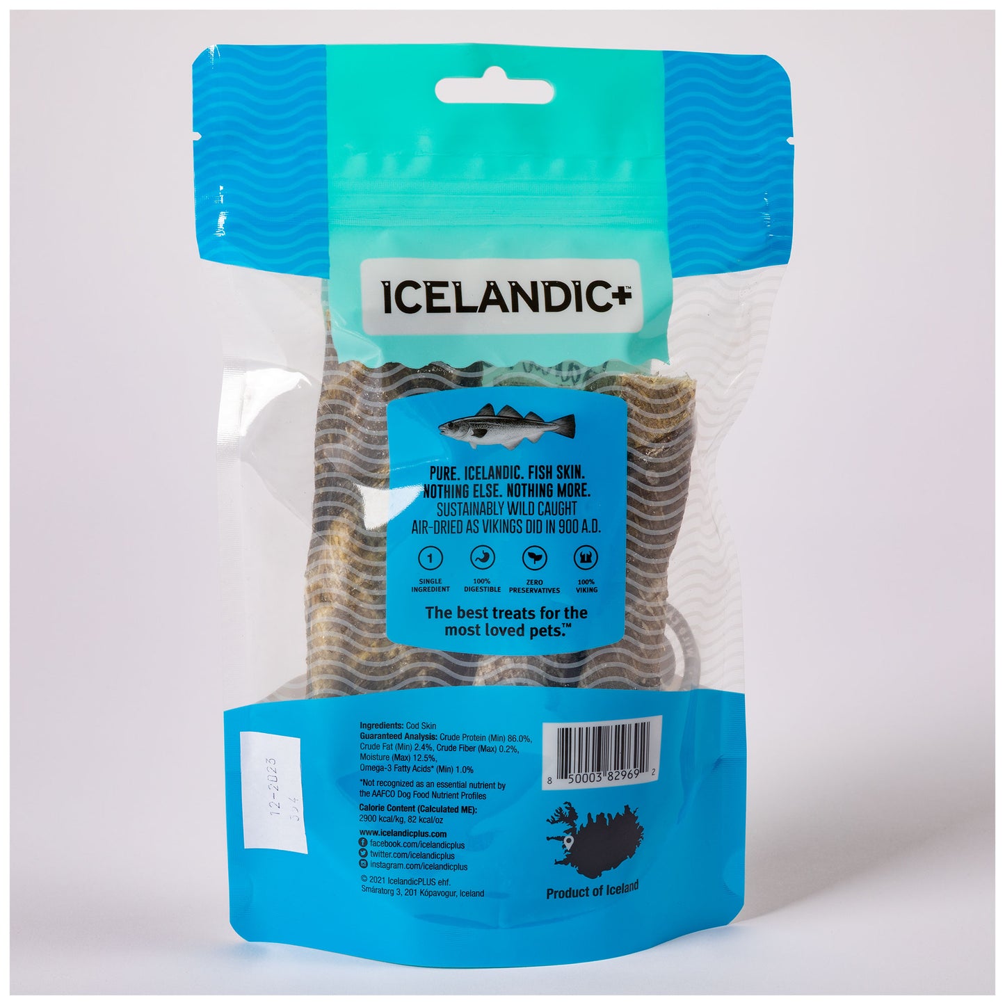 Icelandic+&trade; Cod Skin Chew Treats - 3 Pack